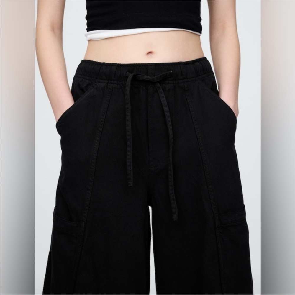 Gap Mid Rise UltraSoft Easy Horseshoe Jeans black XS - Picture 2 of 8